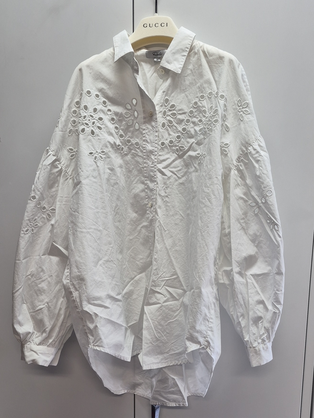 Rails White Collared Button-Down Shirt